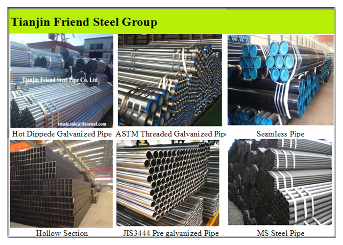  Custom Galvanized Steel Pipe