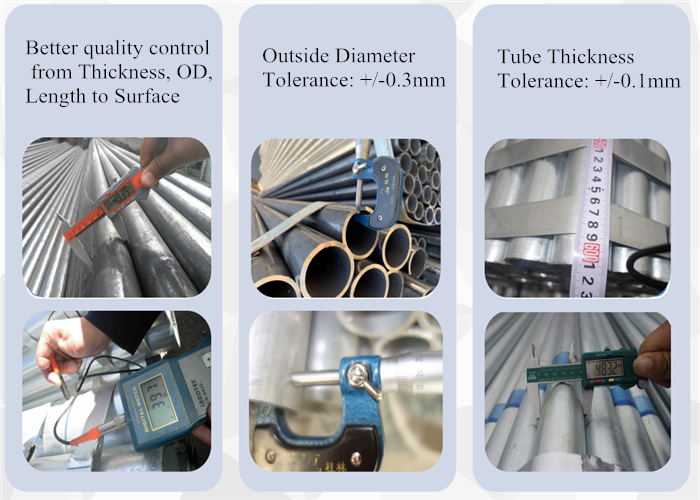 Brands Threaded Galvanized Steel Pipes