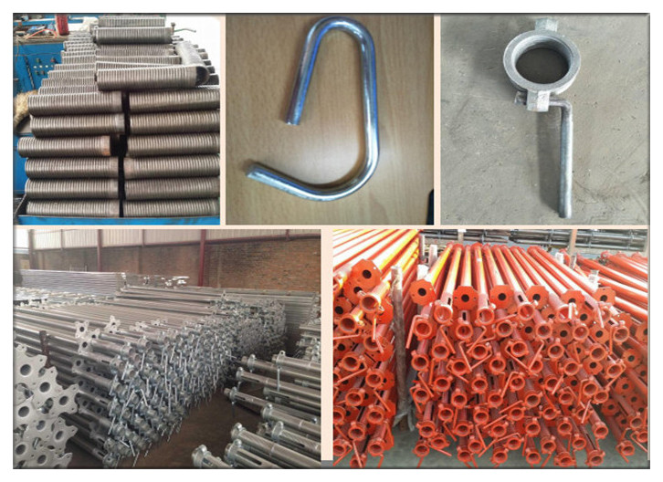 galvanized steel props